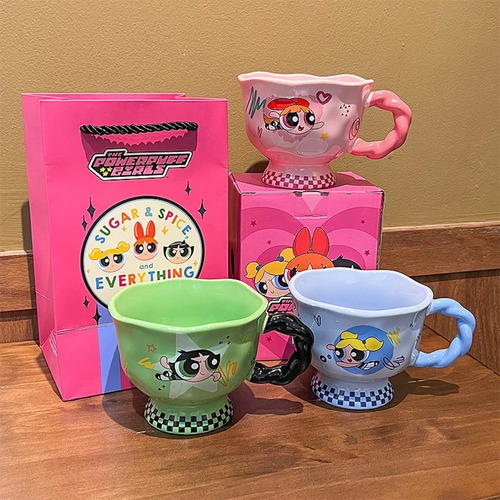 .., Taza De Cerámica Con Forma De Chicas Superpoderosas, Reg