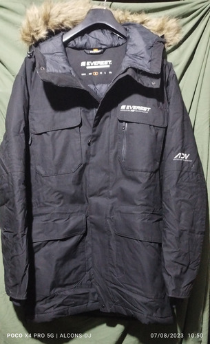 Campera Everest Con Relleno De Pluma,talle L,impecable,unico