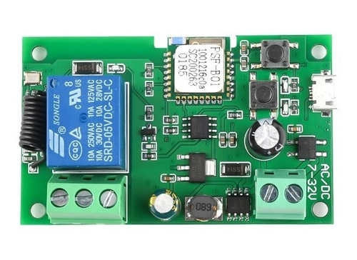 Interruptor Wifi Rf Sonoff 7v-32v Porton Chapa Vshop