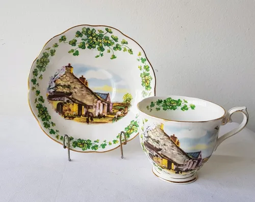 Taza Y Plato T Porcelana Inglesa Royal Albert British Songs