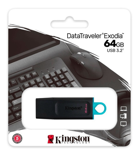 Kingston Pendrive Datatraveler Exodia 64gb