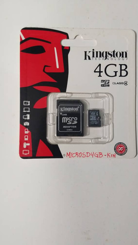 Memoria Kingston Original Micro Sd 4gb Class4