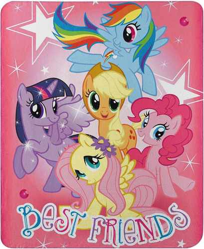 Hasbros My Little Pony, Manta De Forro Polar, 45 X 60, Multi