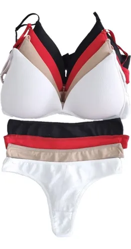 Conjunto Ropa Interior Mujer | MercadoLibre 📦