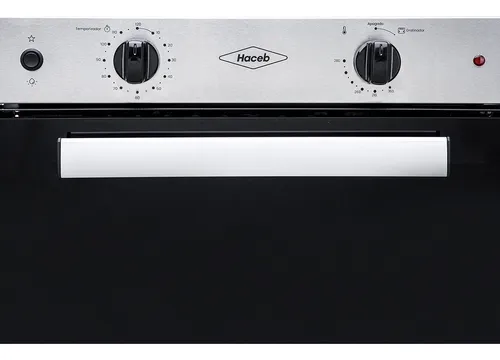 Horno Mixto Haceb 60cm Inox Negro Gas Natural 110V