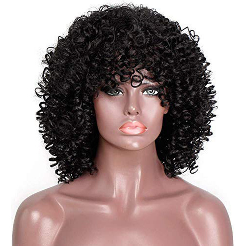 Peruca Encaracolada, Ombro, Cabelo Longo Para Férias, Sintét