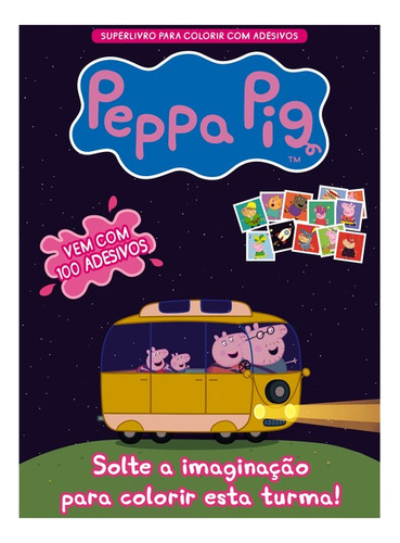 Livro: Peppa Pig Superlivro Para Colorir, De Ibc - Instituto Brasileiro De Cultura Ltda. Série Indefinido, Vol. 01. On Line Editora, Capa Mole, Edição 01 Em Português, 2020