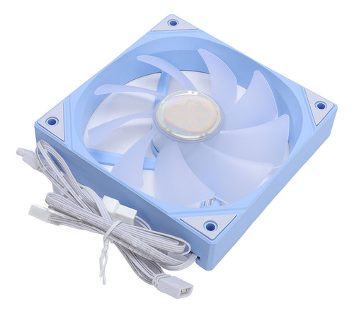 Ventilador Pwm Case De 120 Mm Argb 9 Blades Rolamento Hidráu