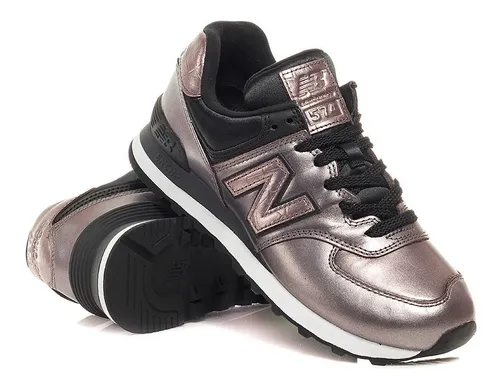 Volar cometa bahía taburete Zapatillas New Balance 574 Sheen Pack Wl574ksb Cobre Mujer