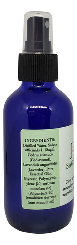 Sage Smudge Body Mist And Room Spray (4 Ounce) Smokeless Alt