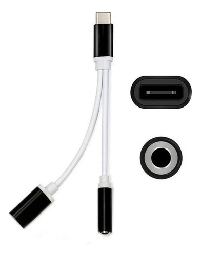 Cable Usb Tipo C A Tipo C Hembra Y Jack 3.5mm 2 En 1 K-ubo