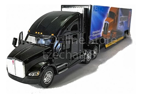 Camión De Contenedor Negro Die-cast  Kinsmart_180823000074ve