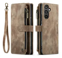 Comprar Funda De Piel Con Cremallera Para Tarjetas Y Tarjetas Para S