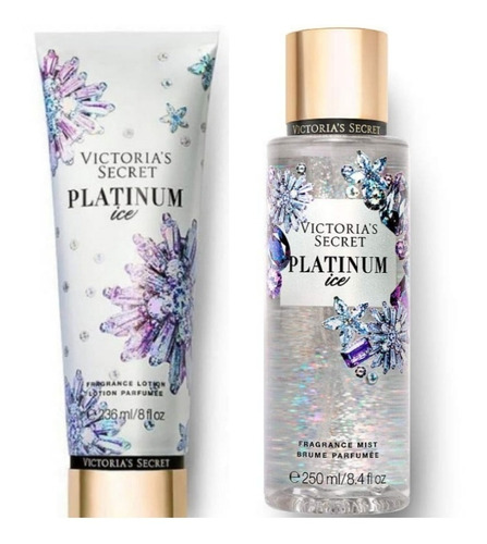 Un Splash Más Una Crema Platinum Ice Victoria Secret