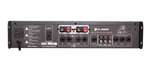 2 Amplificador Ambiente Ll Pwm300 70v 600w+80 Trafo Linha