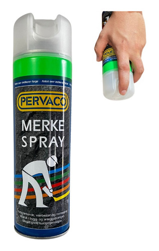 Pintura Spray Marcador Resaltador Verde Fluorescente 500ml 