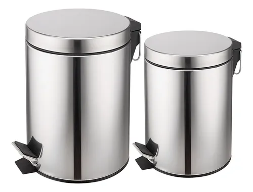 Tacho de basura acero inoxidable 12 litros shop
