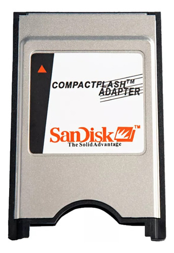 Lector y adaptador de tarjetas de memoria Compact Flash a pcmcia Sandisk