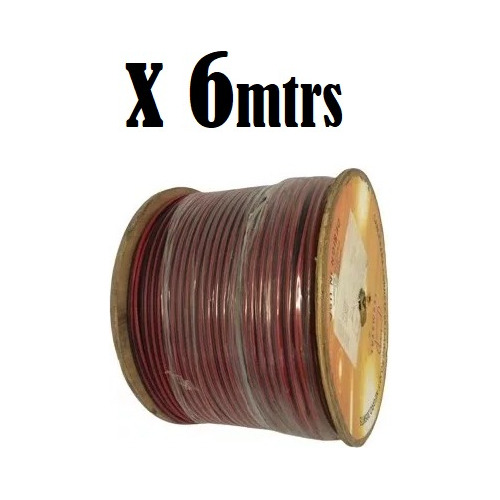 Cable Para Corneta Rojo/negro 2x22 X Metro (x 7 Mtrs)