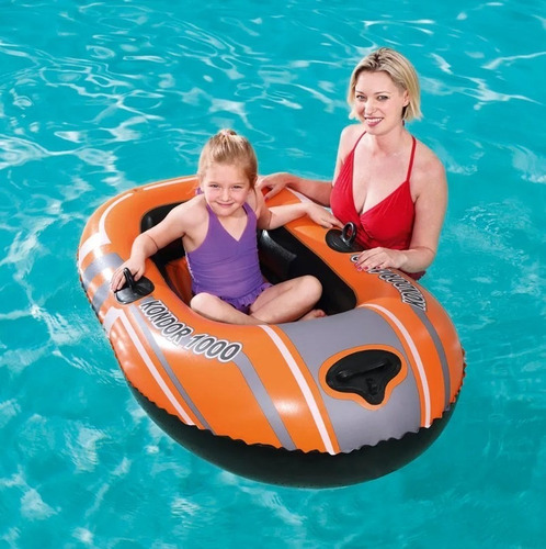 Bote Inflável Infantil P/ Rio E Piscina Kondor 1000 Bestway