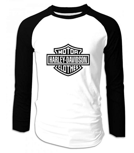 Camiseta Harley Davidson Manga Larga Camibuso