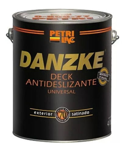 Danzke Deck Antideslizante Pisos De Madera Petrilac 4l Mm