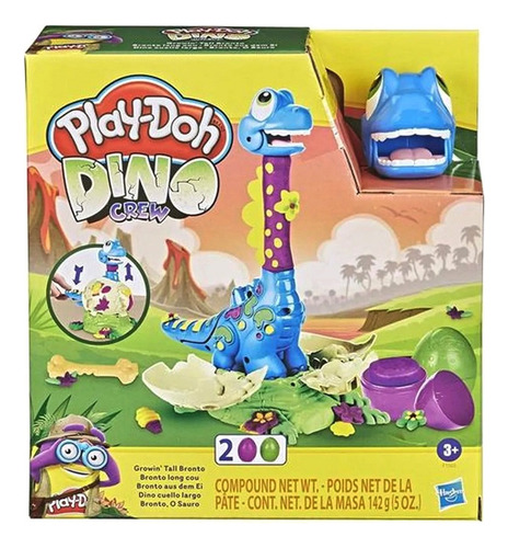 Massinha Play Doh Dino Crew Bronto O Sauro Hasbro