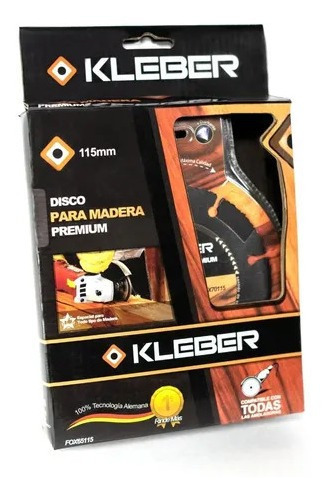 Disco Sierra Carburo De Tungsteno Premium 115mm Kleber Color Marrón