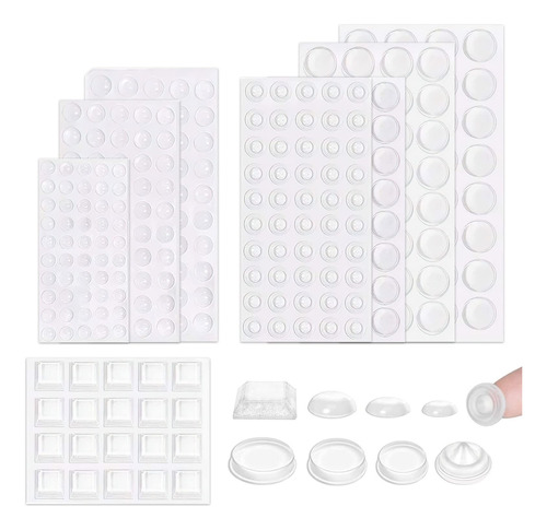 Regalo Parachoques Para Puerta De Gabinete, Clear Rubber