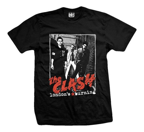 Imagen 1 de 2 de Remera The Clash Londons Burning