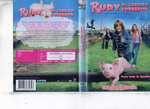 Rudy El Cerdito Corredor (2007) Dvd Original - Mcbmi