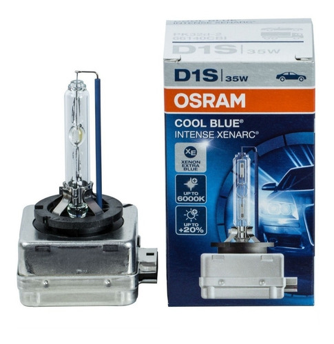 Imagen 1 de 6 de Lampara D1s Xenon Osram 35w 6000k Cool Blue Alemana Original