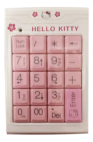 Teclado Numerico Hello Kitty Computadora Pc Laptop Portatil