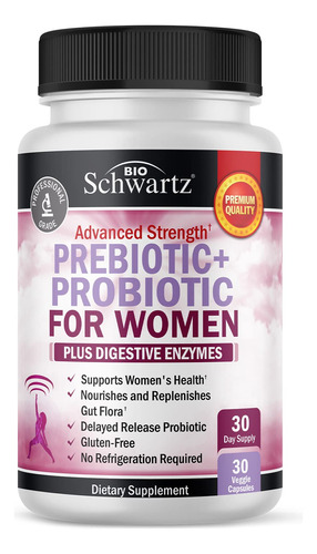 Prebioticos Y Probioticos Para Mujeres, Para Apoyo A La Salu