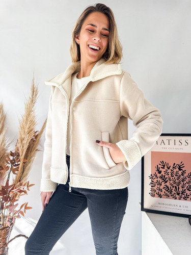 Campera Mujer Lulyna Gamulan Con Corderito