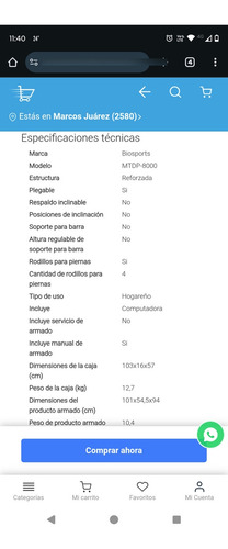 Ab Cruncher Ejercitador De Abdominales Y Piernas! Negro