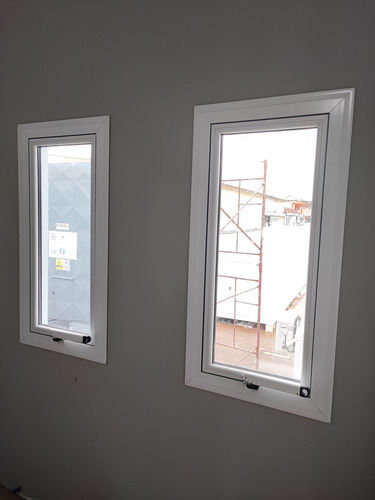 Ventana Proyectante Modena 80x40 | Aluminio Dvh Blanco Blanco