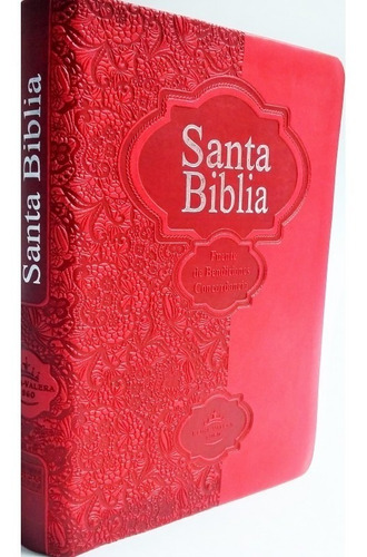 Biblia Chica Fuente De Bendiciones Rvr1960 Imit Piel Rojo