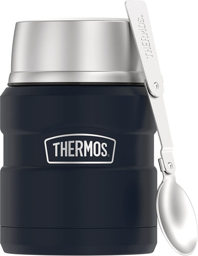 Termo De Comida Con Cuchara Thermos Aislado Al Vacío, 473ml