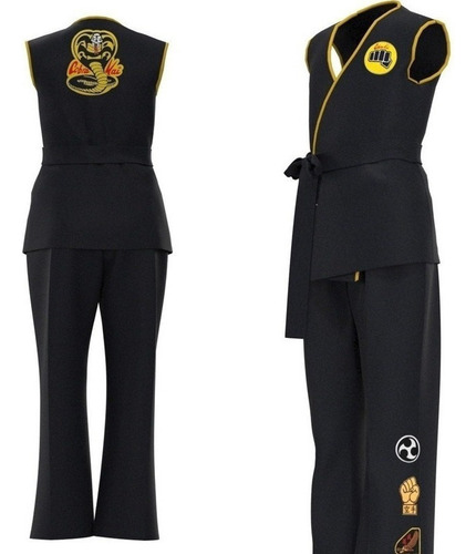 Disfraz De Taekwondo De Karate Kai Cobra Kai For Niños Y Ad