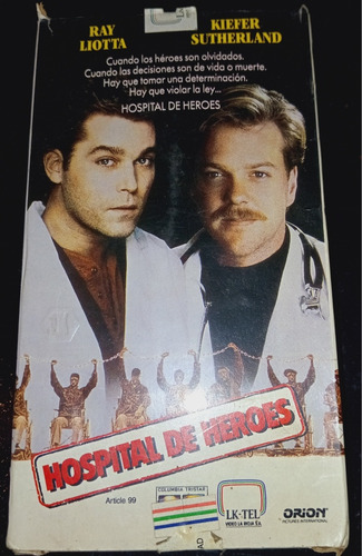 Hospital De Héroes!! En Vhs Clásico Original!!