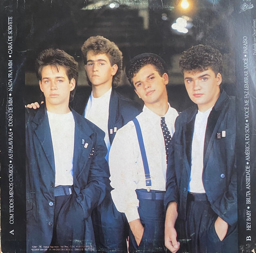 Dominó - Com Todos Menos Comigo - Lp 1988 (Usado)