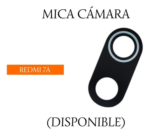 Mica Cámara Xiaomi Redmi 7a.