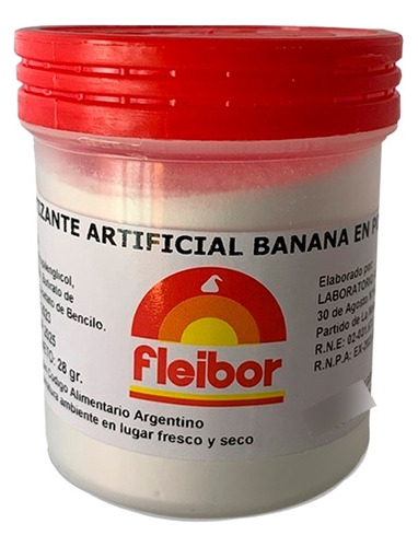 Esencia Aromatizante Artificial Fleibor Polvo 28g Banana