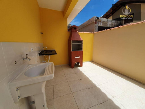 Casa Com 2 Dormitórios À Venda, 63 M² Por R$ 185.000 - Suarão - Itanhaém/sp - Ca1175