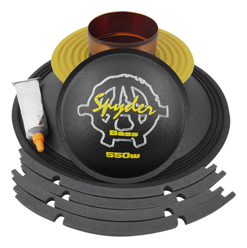 Kit Reparo Spyder Kaos 550 W Rms 12 Polegada 4 Ohms Original