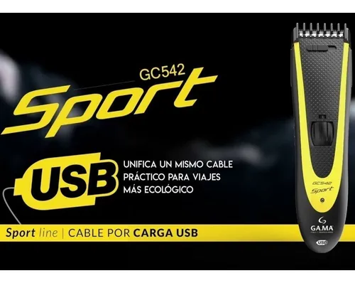 Cortadora de cabello y barba gama gc542 regulable inalámbrica sale