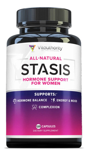 Vitauthority Stasis Womens Soporte Hormonal 120 Caps Sabor Sin Sabor