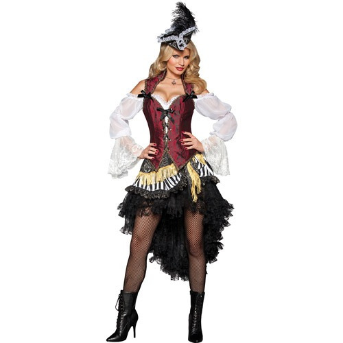 Disfraz De Pirata Sexy Para Mujer Talla: M Halloween