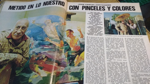 Revista Gente N° 299 Año 1971 Juan Carlos Castagnino Pintor